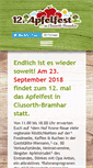 Mobile Screenshot of apfelfest.net